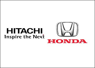 Logotipos de Hitachi y Honda