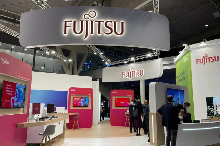 Stand Fujitsu en el MWC