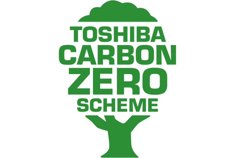 Logotipo Toshiba Carbon Zero Scheme