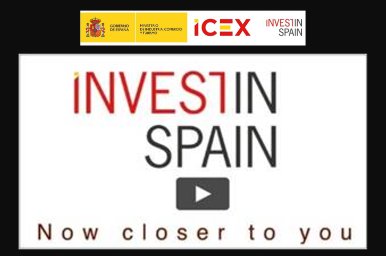 Imagen nueva web de Invest in Spain
