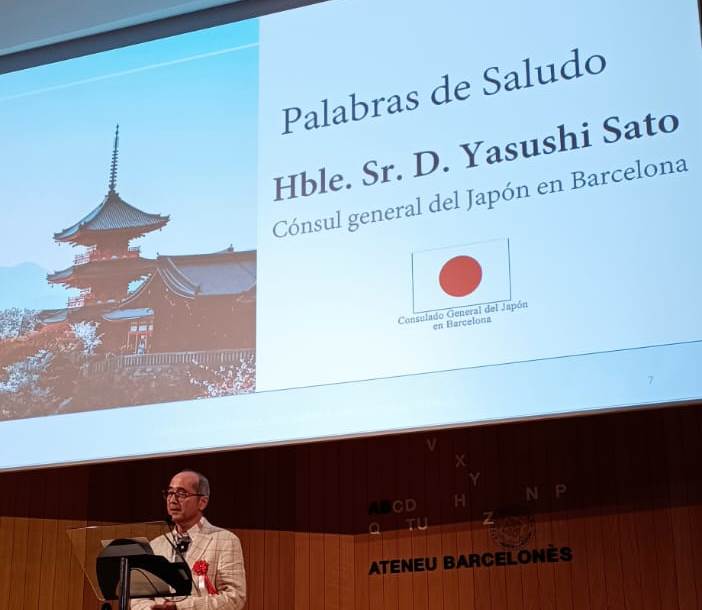 Intervención del Consul General de Japón en Barcelona