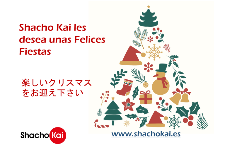 Shacho Kai les desea felices fiestas