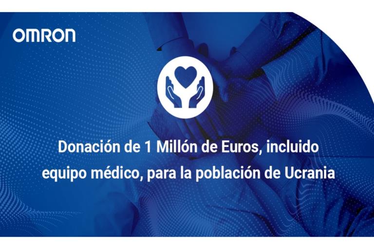 Imagen de la donación de Omron