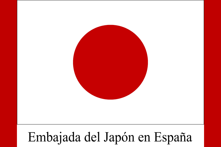 Logotipo embajada de Japón en España