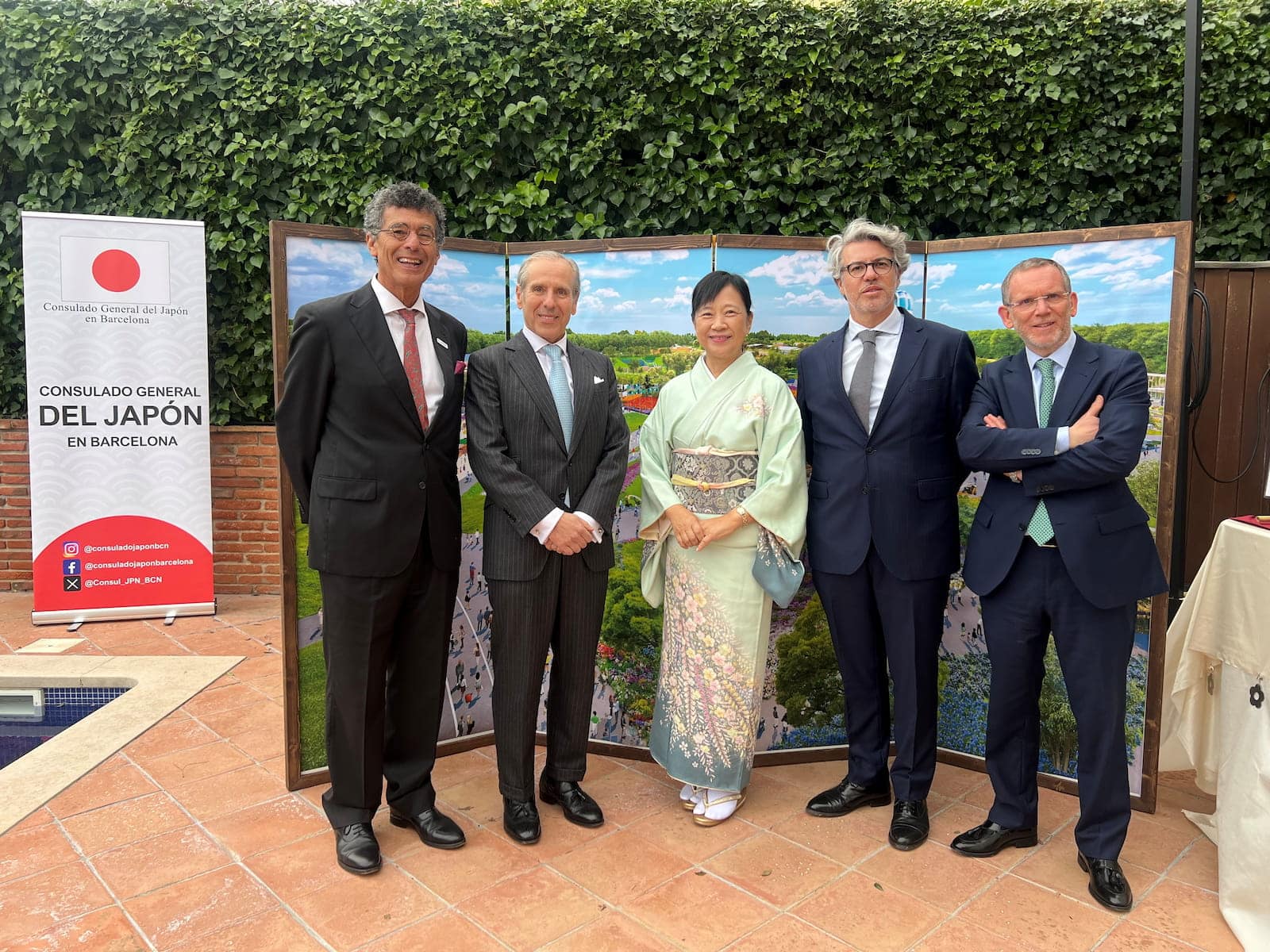 Celebración del Natalicio del Emperador del Japón en el Consulado de Barcelona